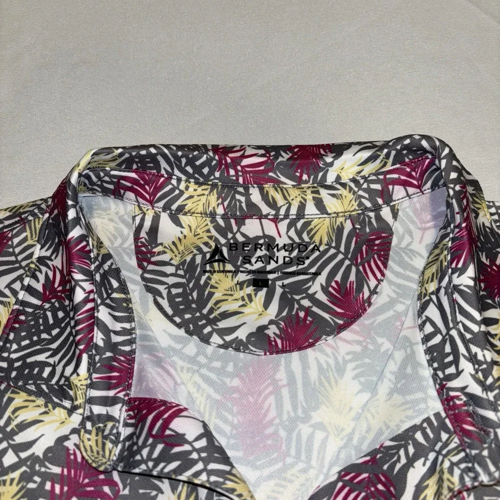 BERMUDA SANDS Golf‎ Polo Shirt Men's Size L Chandler Hills Golf Club ~ UPF 50+